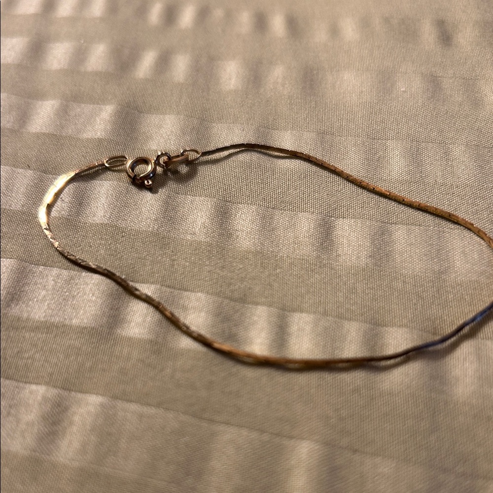 Delicate Gold Snake Chain Bracelet